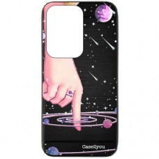 Capa para Samsung Galaxy S20 Ultra Case2you - Escovada Preta Toque Universo